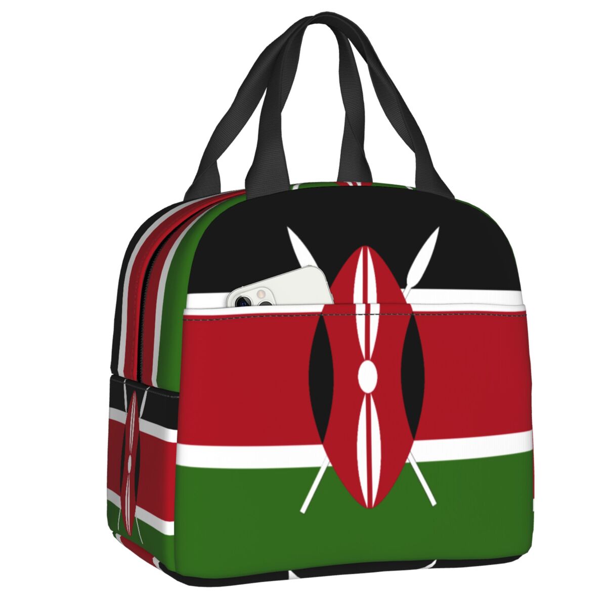 Women Bags Kenya - Tas Makan Siang Terisolasi Termal Bendera