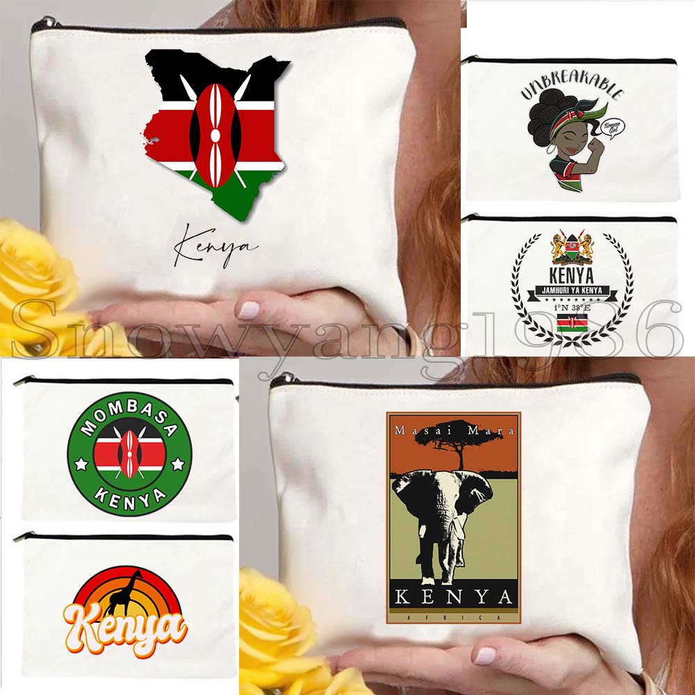 Women Bags Kenya - Tas Kosmetik Lucu Motif Lambang Negara