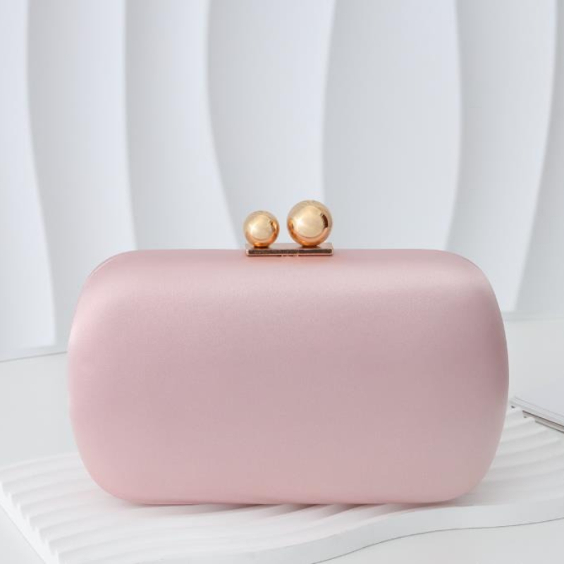 Women Bags Gold - Dompet Malam Satin Sutra Elegan Tas