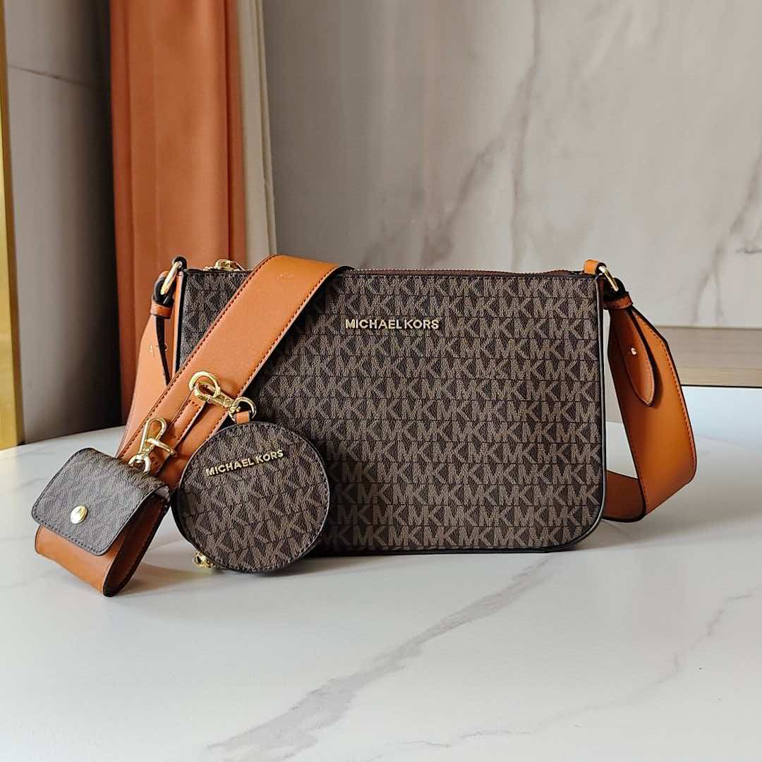 Women'S Bags Of Michael Kors - Set tiga potong fesyen kasual wanita