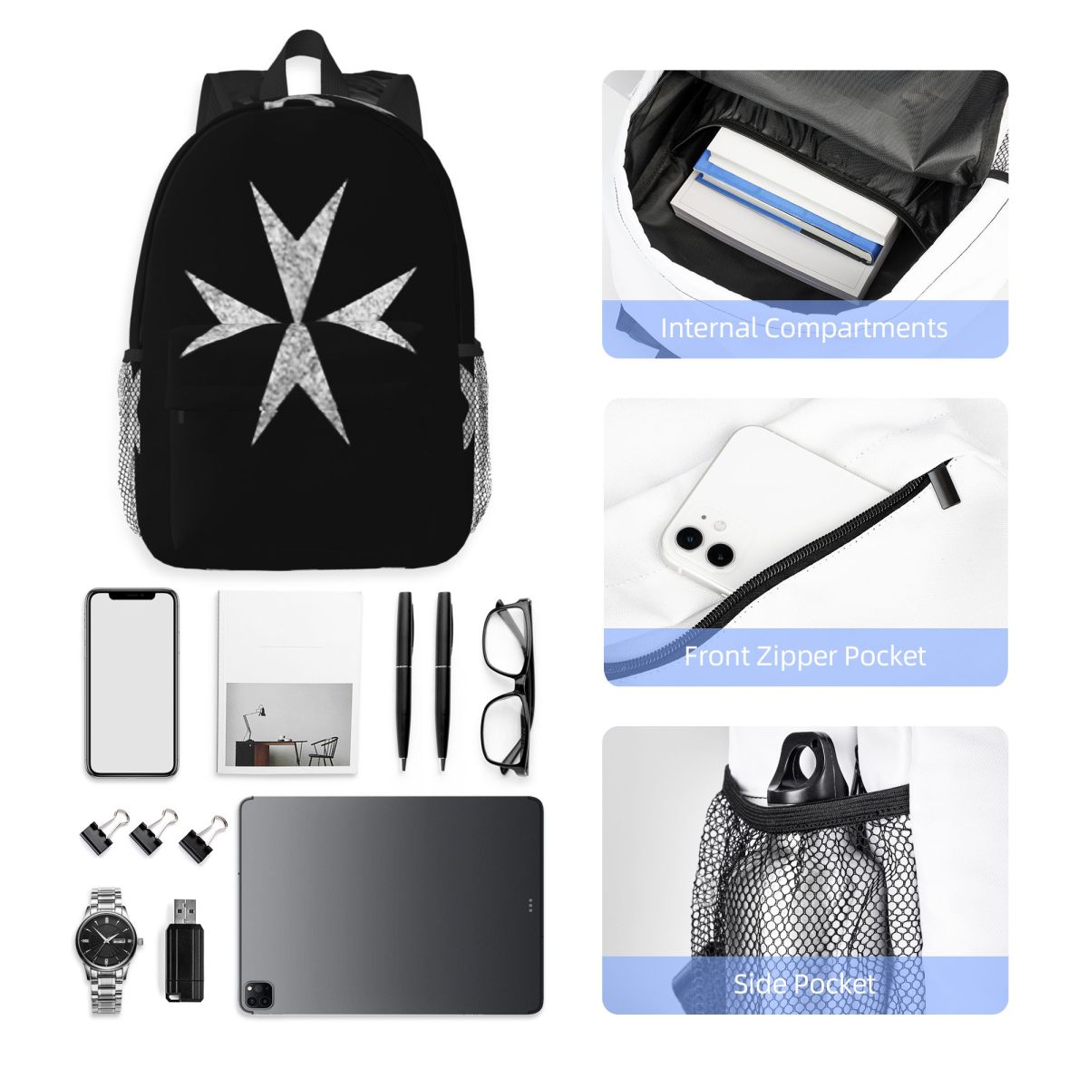 Maltese Cross Knights Hospital - Women Bags Malta ulasan dan harga