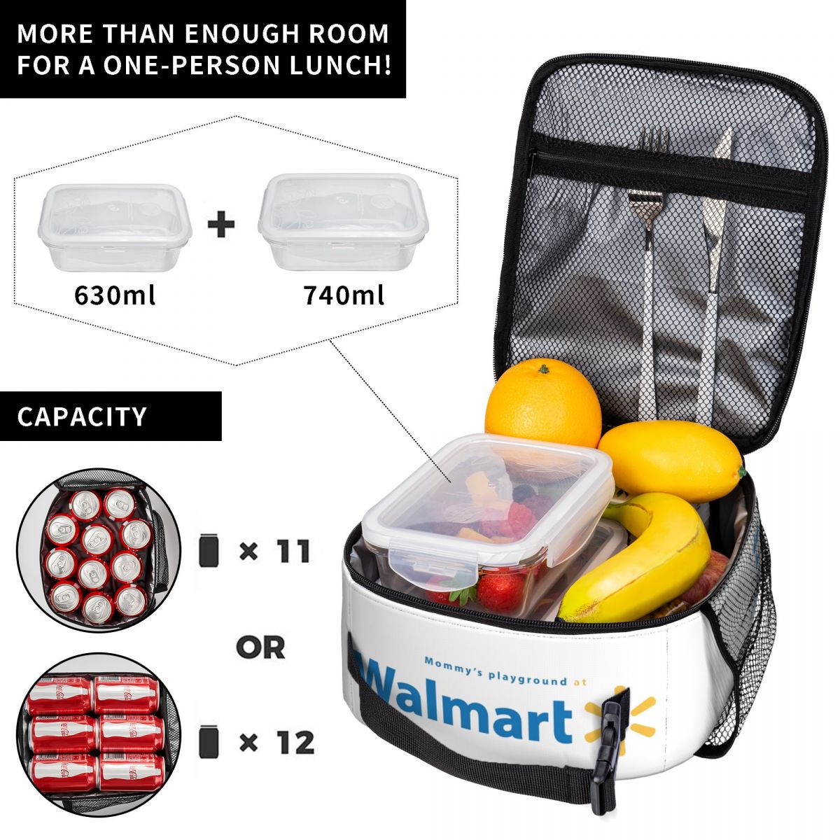 Tas Makan Siang Terisolasi Wal - Women Bags Walmart ulasan dan harga