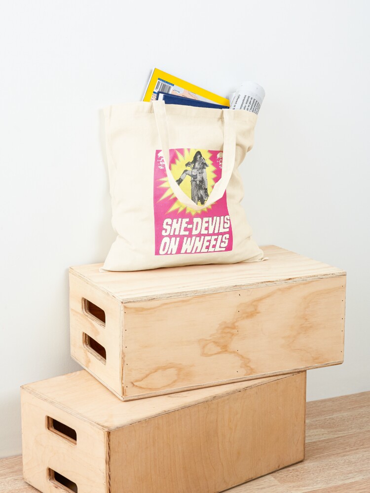 Tas Tote She-Devils on Wheels, - Women Bags On Shein ulasan dan harga