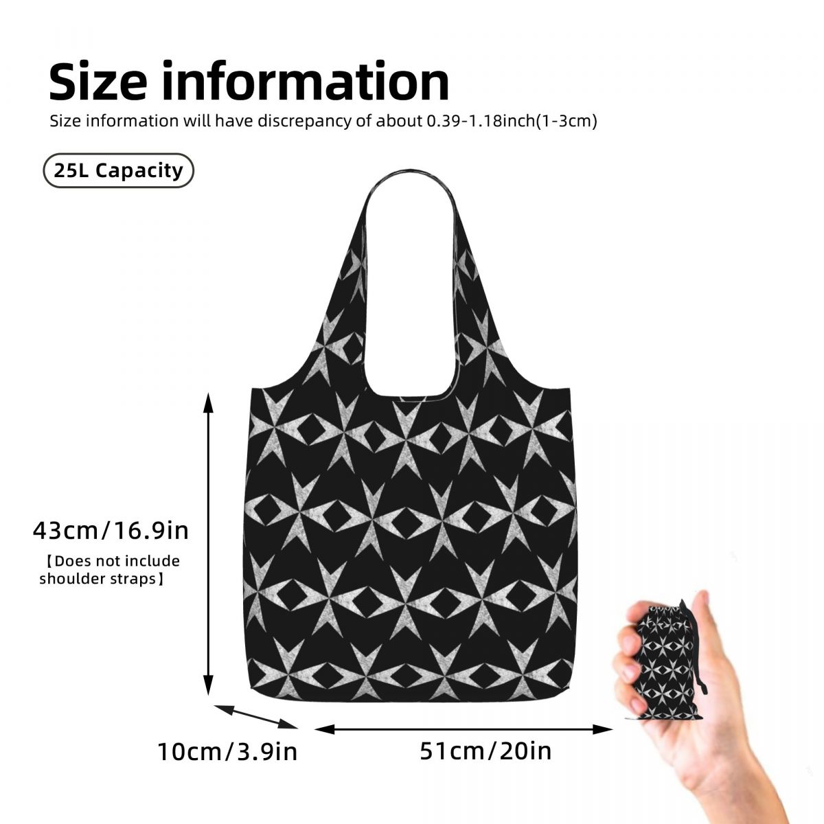 Tas Belanja Kanvas Maltese Cro - Women Bags Malta ulasan dan harga
