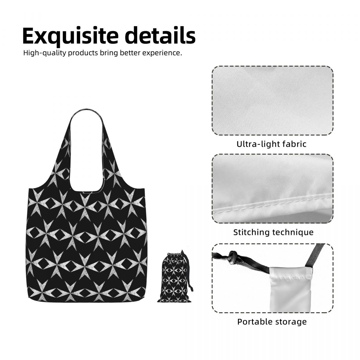 Tas Belanja Kanvas Maltese Cro - Women Bags Malta ulasan dan harga