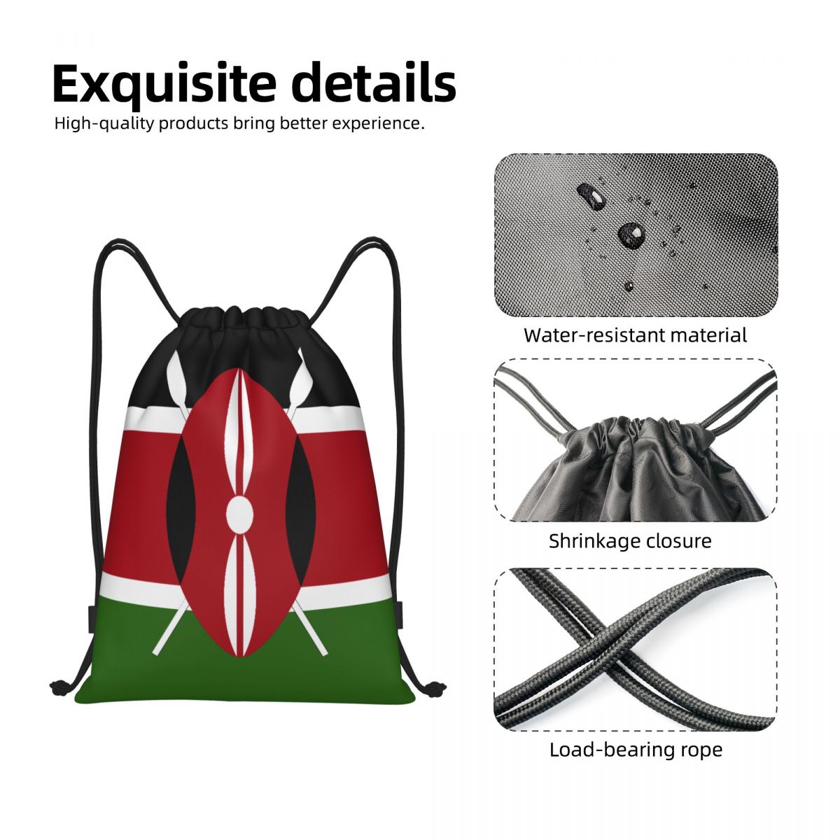 Tas Serut Bendera Kenya Kustom - Women Bags Kenya ulasan dan harga