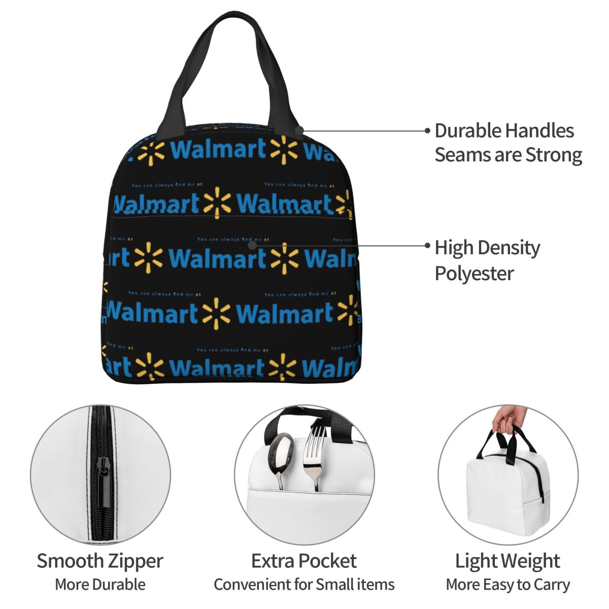 Tas Makan Siang Terisolasi Wal - Women Bags Walmart ulasan dan harga